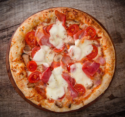 Delicious italian pizza