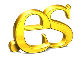 Obraz premium 3D Internet Domain on white background