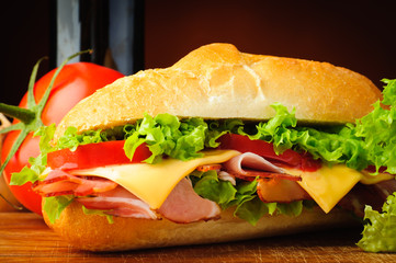 Sandwich closeup