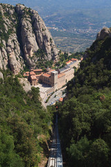 Fototapeta na wymiar Klasztor Montserrat. Katalonia, Hiszpania