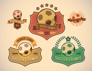 Soccer champs labels