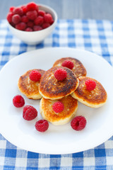 Delicious homemade cheese pancakes