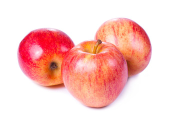 Apples isolated on a white background.