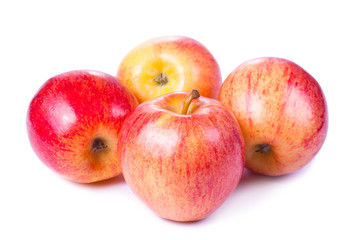Apples isolated on a white background.