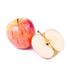Apples isolated on a white background.