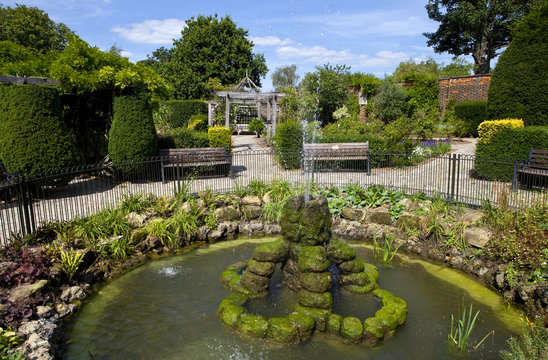Walled Garden in Brockwell Park, Brixton.