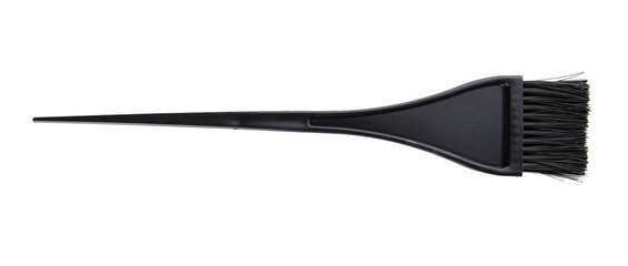 Hair dye brush ,isolated on white