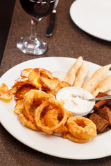 Appetizer in the bar