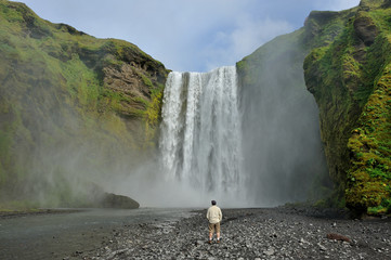Iceland - Skogafoss waterfall