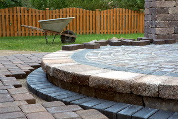 Patio Island Side View