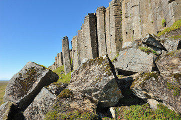 Iceland - Gerduberg basalt columns