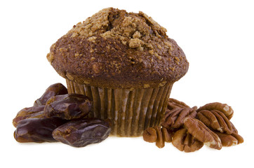 Date and nuts muffin