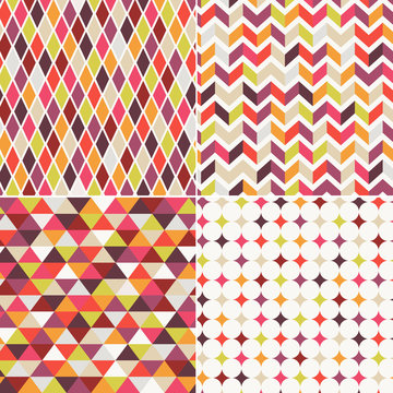 seamless abstract geometric pattern