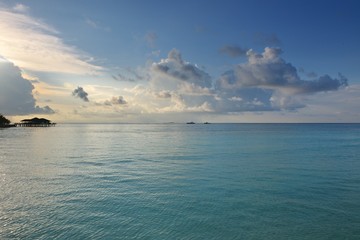 Fototapeta na wymiar tropical beach landscape