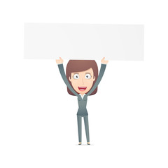 businesswoman in various poses for use in advertising,