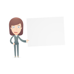 businesswoman in various poses for use in advertising,