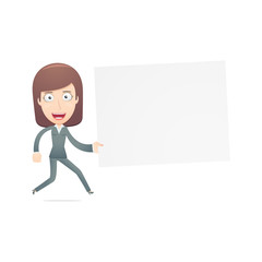 businesswoman in various poses for use in advertising,