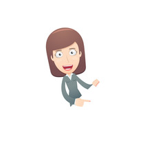 businesswoman in various poses for use in advertising,