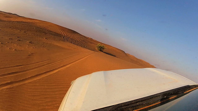 Desert dune Safari 4x4 off road adventure, Middle East