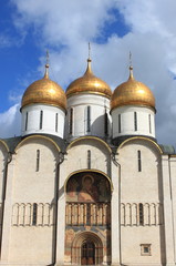 Fototapeta na wymiar Katedra Zaśnięcia w Moskwie Kremla, Rosja