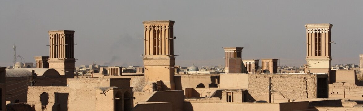 Yazd, tours du vent, Iran