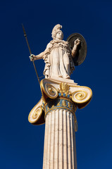 The statue of Athena. Athens, Greece. © lornet