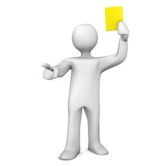 Referee Yellow Card