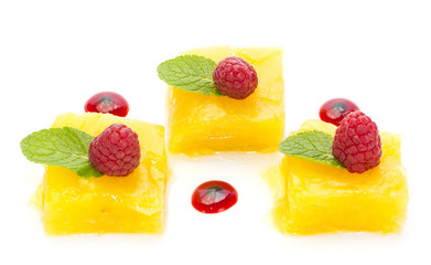 dessert of pineapple