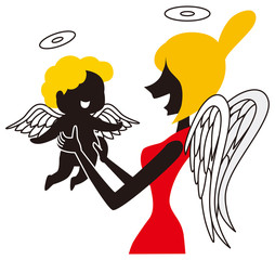 天使と女神