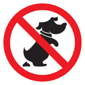 No Dog Poo Sign