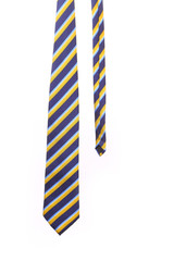 Fototapeta premium Luxury tie on white background.