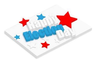 Happy election Day - USA Theme