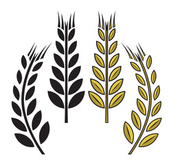 Fototapeta premium wheat icon