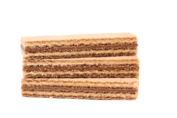 Wafers with chocolate.