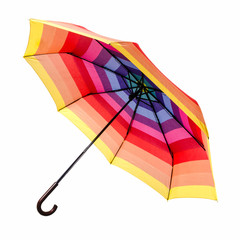 Regenschirm in Regenbogen-Farben