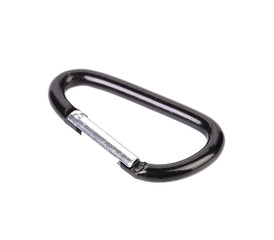 Black metal aluminium Carabiner