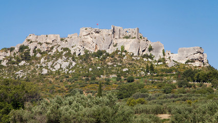 Fototapeta na wymiar Les Baux de Provence panorama