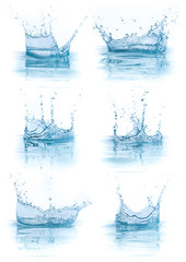 water splash collection