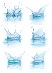 water splash collection