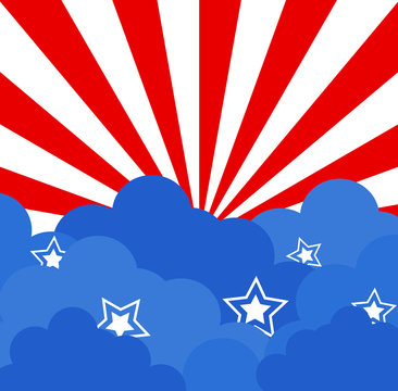 Background - 4th of July Vector theme Design