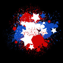 background for 4th of July Vector theme Design