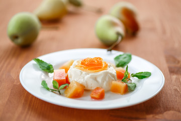 Fruit Panna Cotta