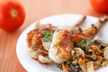 roasted rabbit