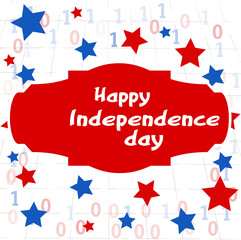 happy background - US 4th of July - Independence Day Vector