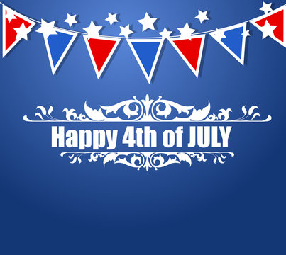 Patriotic - US 4th of July - Independence Day Vector Design