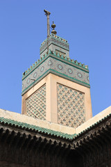 Mosque in old Medina of Fes, Morocco
