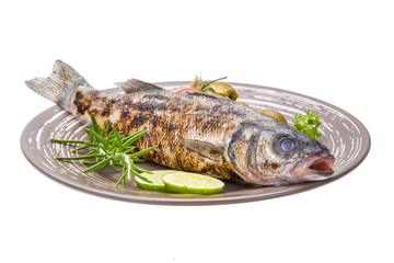 Roasted seabass
