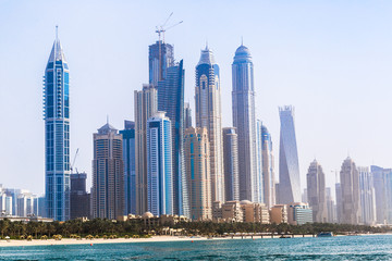 Obraz premium Dubai Marina cityscape, UAE
