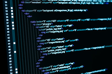 HTML web code