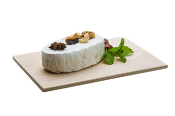 Fresh soft brie cheese